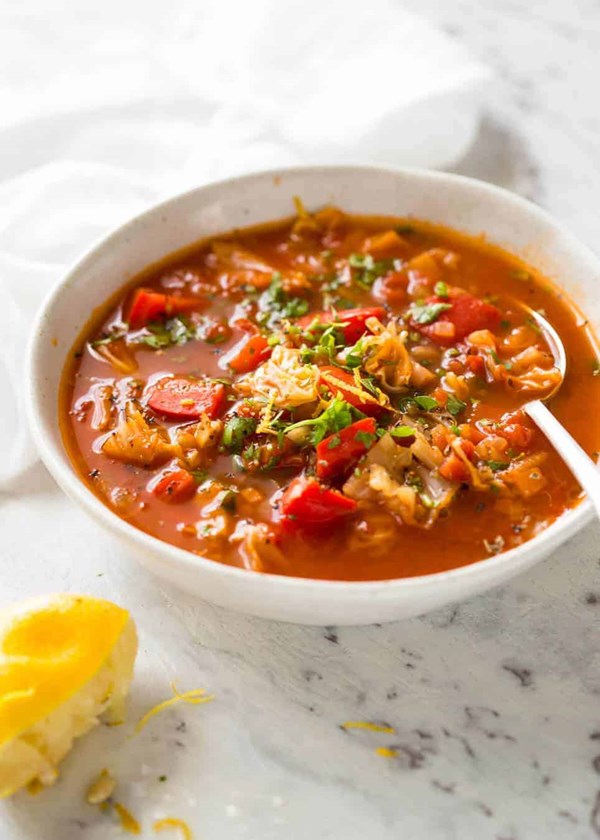 Healthy vegetable soup