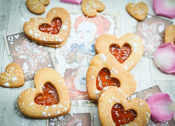 Heart biscuits