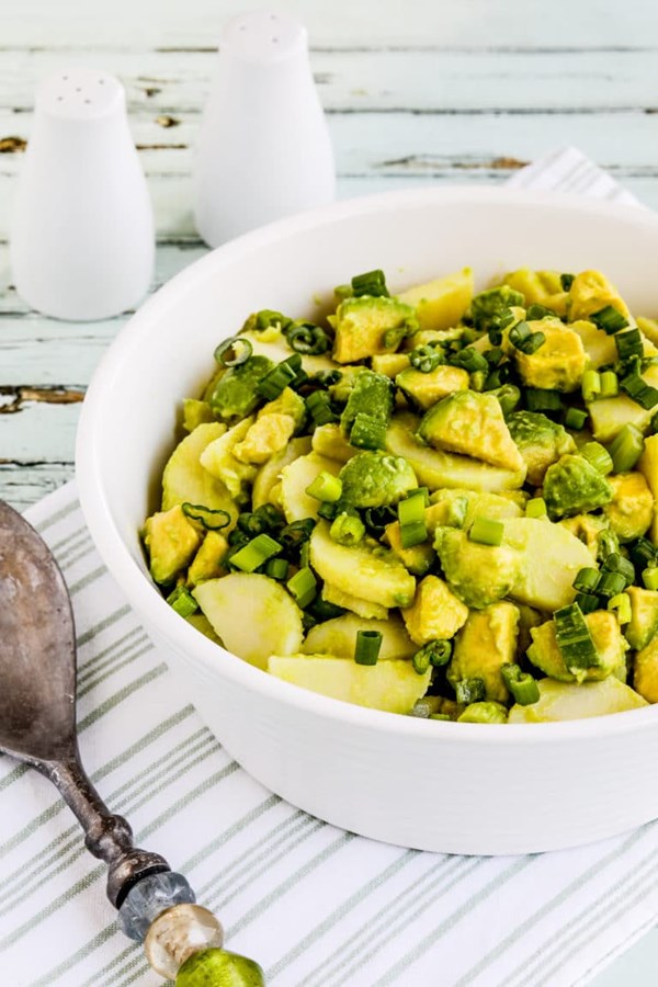 Heart of palm and avocado salad