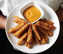 Hearts of palm fries with chipotle mayo