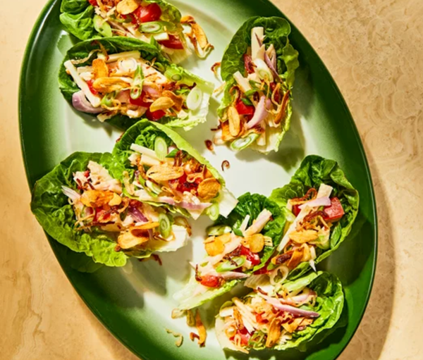 Hearts of palm salad (Ensaladang ubod)
