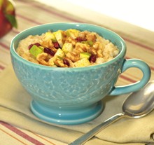 Hearty agave oatmeal