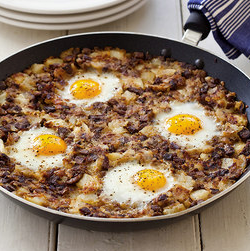 Hearty beef and potato hash