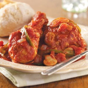 Hearty chicken cacciatore