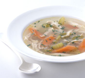 Hearty chicken vegetable soup