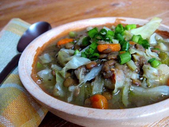 Hearty lentil stew
