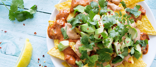 Hearty nachos