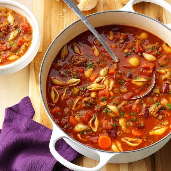 Hearty pasta fajioli 