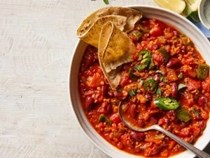 Hearty red bean chili