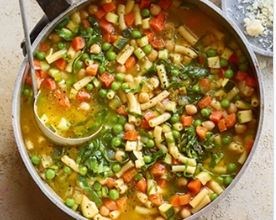 Hearty spring minestrone