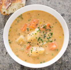 Hearty vegetable chowder