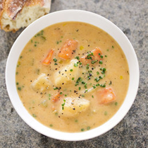 Hearty vegetable chowder