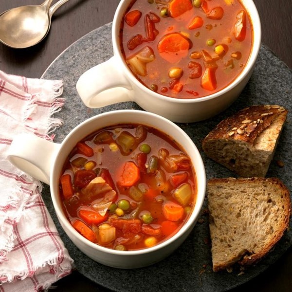 Hearty vegetable soup
