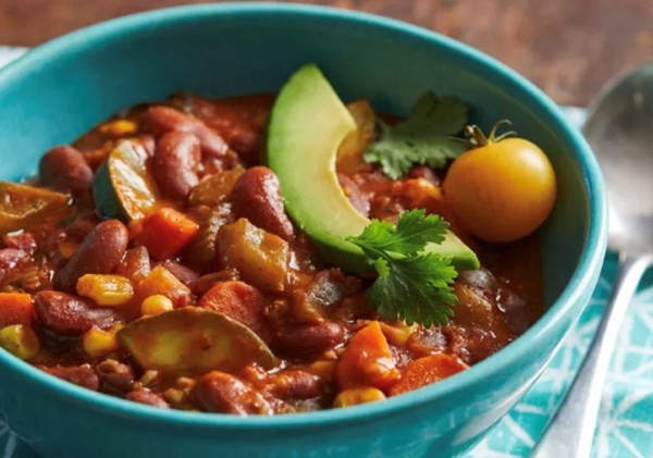 Hearty vegetarian chili
