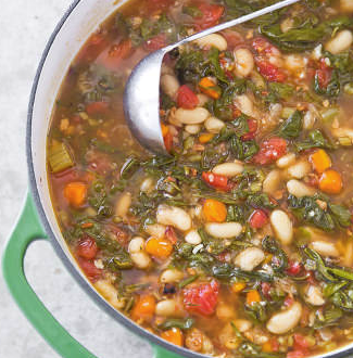 Hearty white bean soup