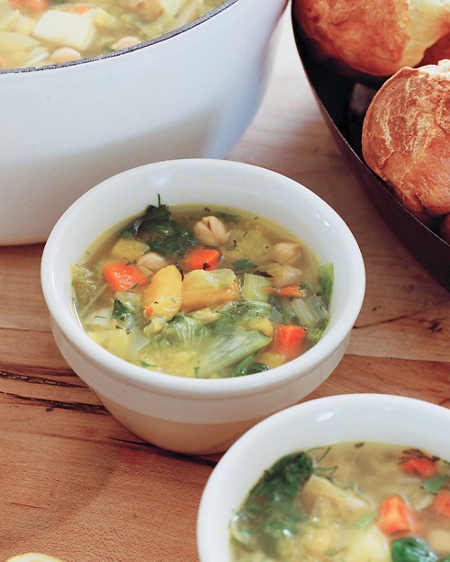 Hearty winter-vegetable soup
