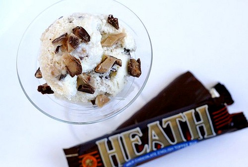 Heath bar crunch ice cream