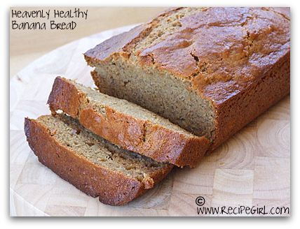 Heavenly healthy banana bread