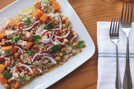 Heirloom squash farrotto