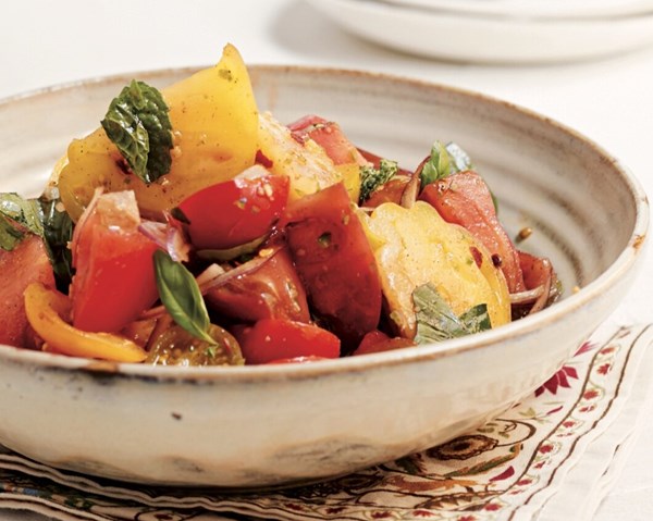Heirloom tomato salad