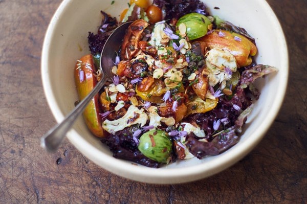 Heirloom tomato salad