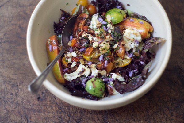 Heirloom tomato salad