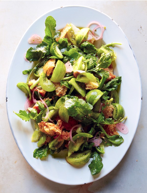 Heirloom tomato salad with pickled fennel