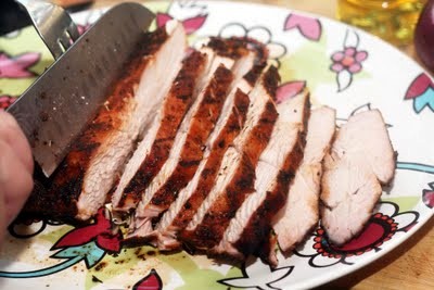 Herb & spice rubbed grilled turkey breast