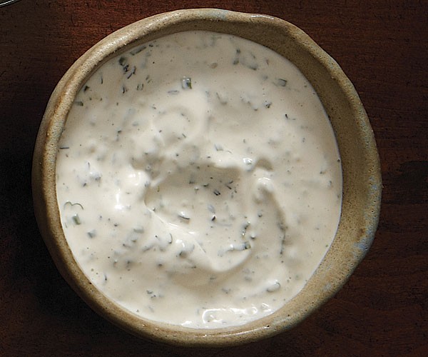 Herb and buttermilk ranch dip