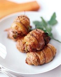 Herb-and-cheese-filled chicken thighs