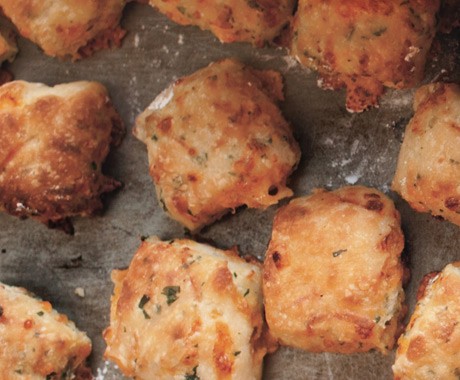 Herb and cheese poppers
