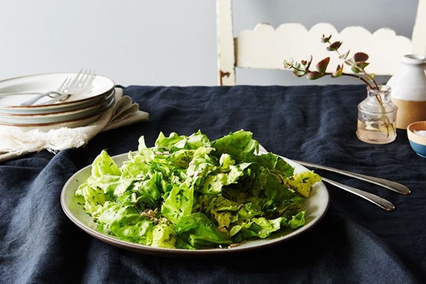 Herb and seed salad