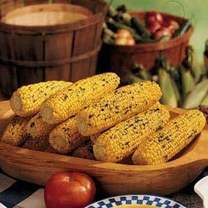 Herb-buttered corn