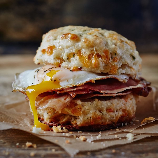 Herb cheddar biscuits