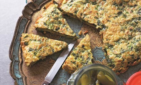 Herb frittata (Kookoo-yeh-sabzi)