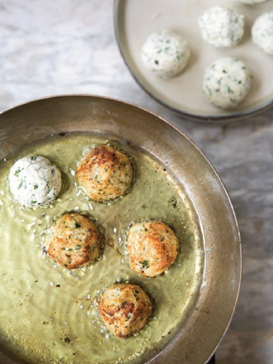 Herb-laced fritters made with good stale bread and ricotta