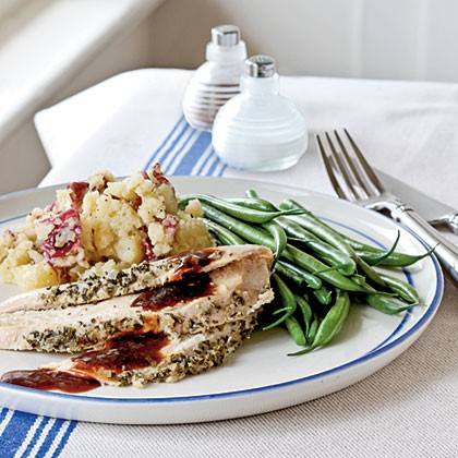 Herb roast chicken