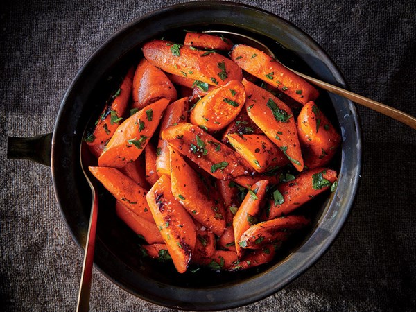 Herb-roasted carrots