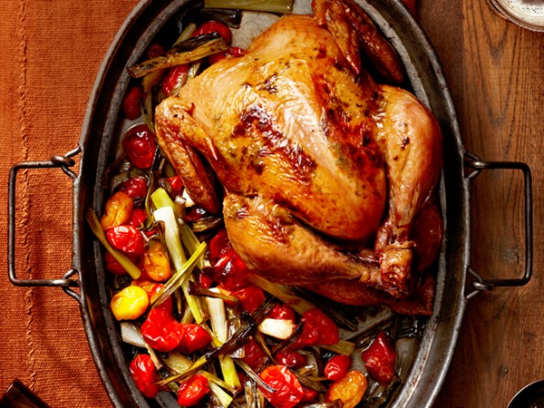 Herb-roasted chicken