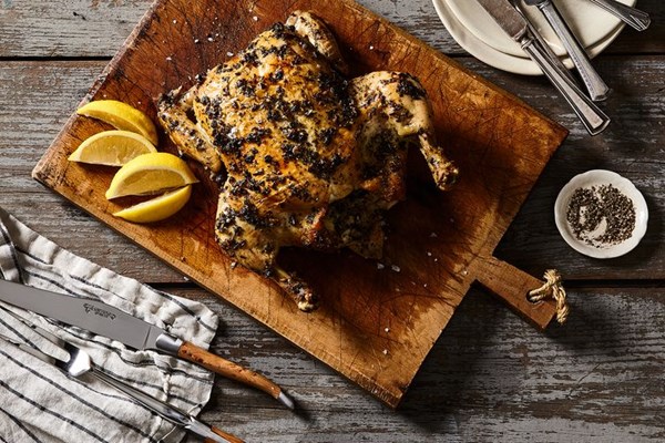 Herb roasted chicken a la Kukla