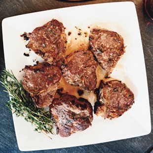 Herb-roasted lamb chops