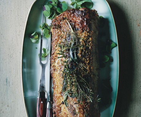 Herb-roasted pork loin