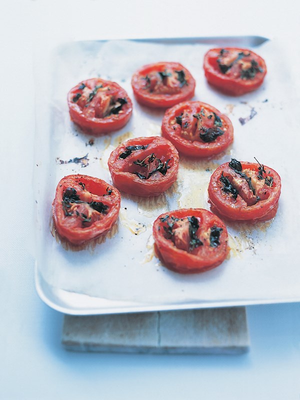 Herb-roasted tomatoes