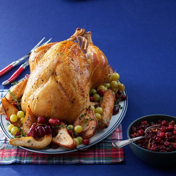 Herb-roasted turkey