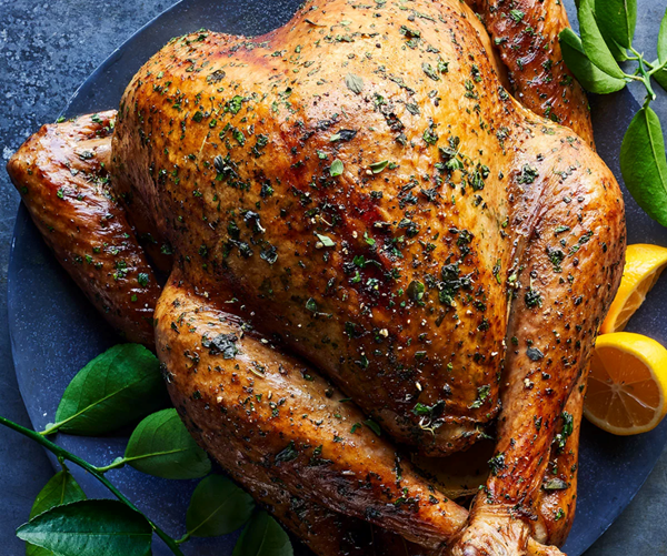 Herb-roasted turkey
