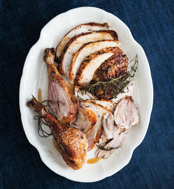 Herb-roasted turkey