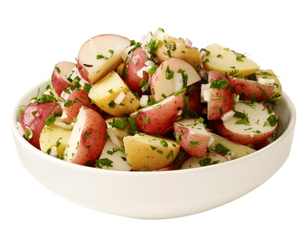 Herb-vinegar potato salad