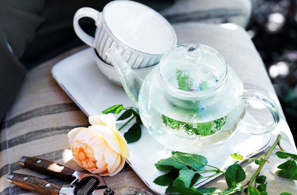 Herbal tisane from the garden [Mickey Robertson]