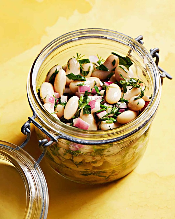 Herbed bean salad