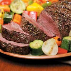 Herbed beef tenderloin